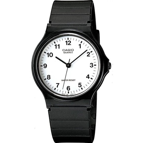 Casio Men's Quartz Resin Casual Watch, Color:Black (Model: MQ24-7B) - Picture 1 of 1